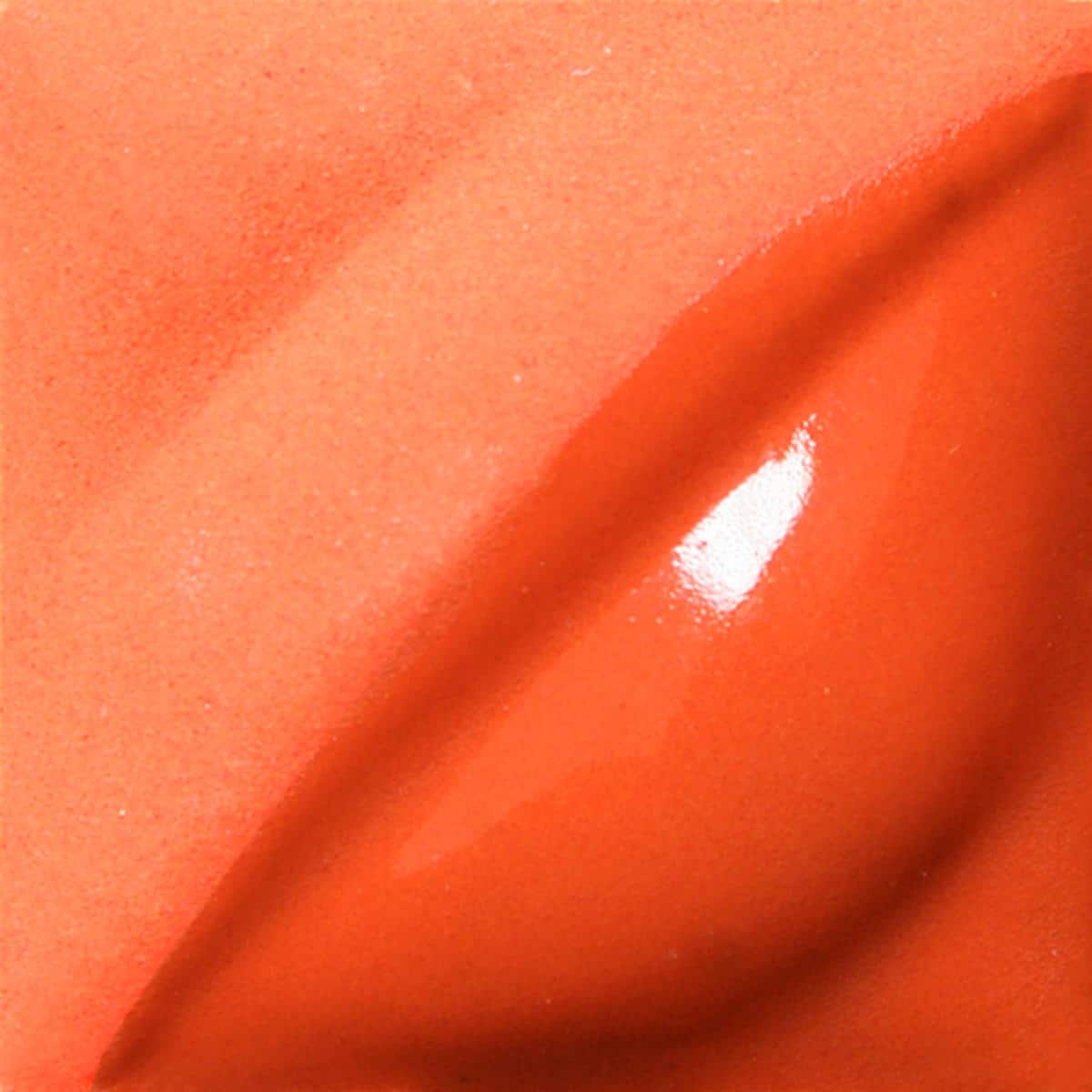 Amaco Velvet Underglaze - V-389 Flame Orange - 2 oz.