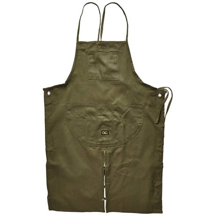 Heavy Duty Canvas Split Leg Trucker's Loop Apron for Potters