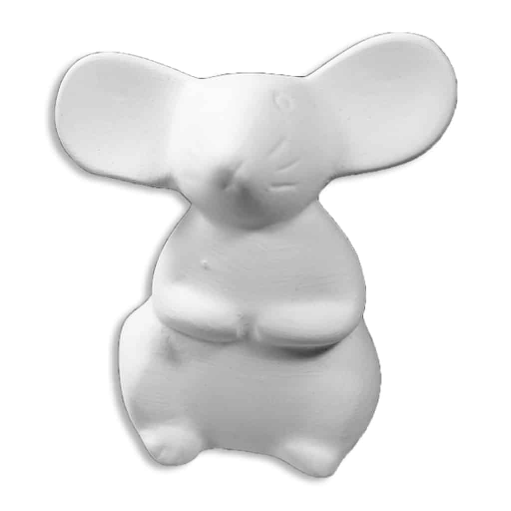 Bisque Imports 1128 - Mouse Bisque Figurine