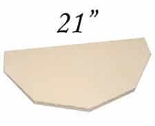 Hollowcore 21" 10 Sided Half Shelf