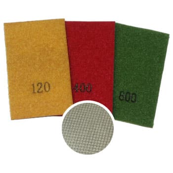 Diamond Point Flexible Sanding Pad - 100 Grit