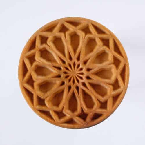 MKM SCXL-020 Extra Large Round Stamp - Rose Window 1