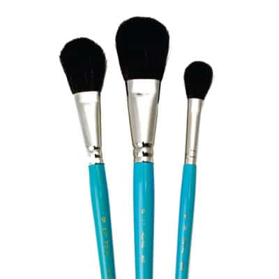 RSET-X 3pc Camel Mop Brush Set