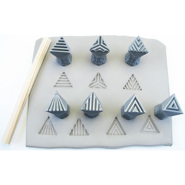 Spectrum RR026 Set of 7 0.6" Stamps - Isosceles Triangles