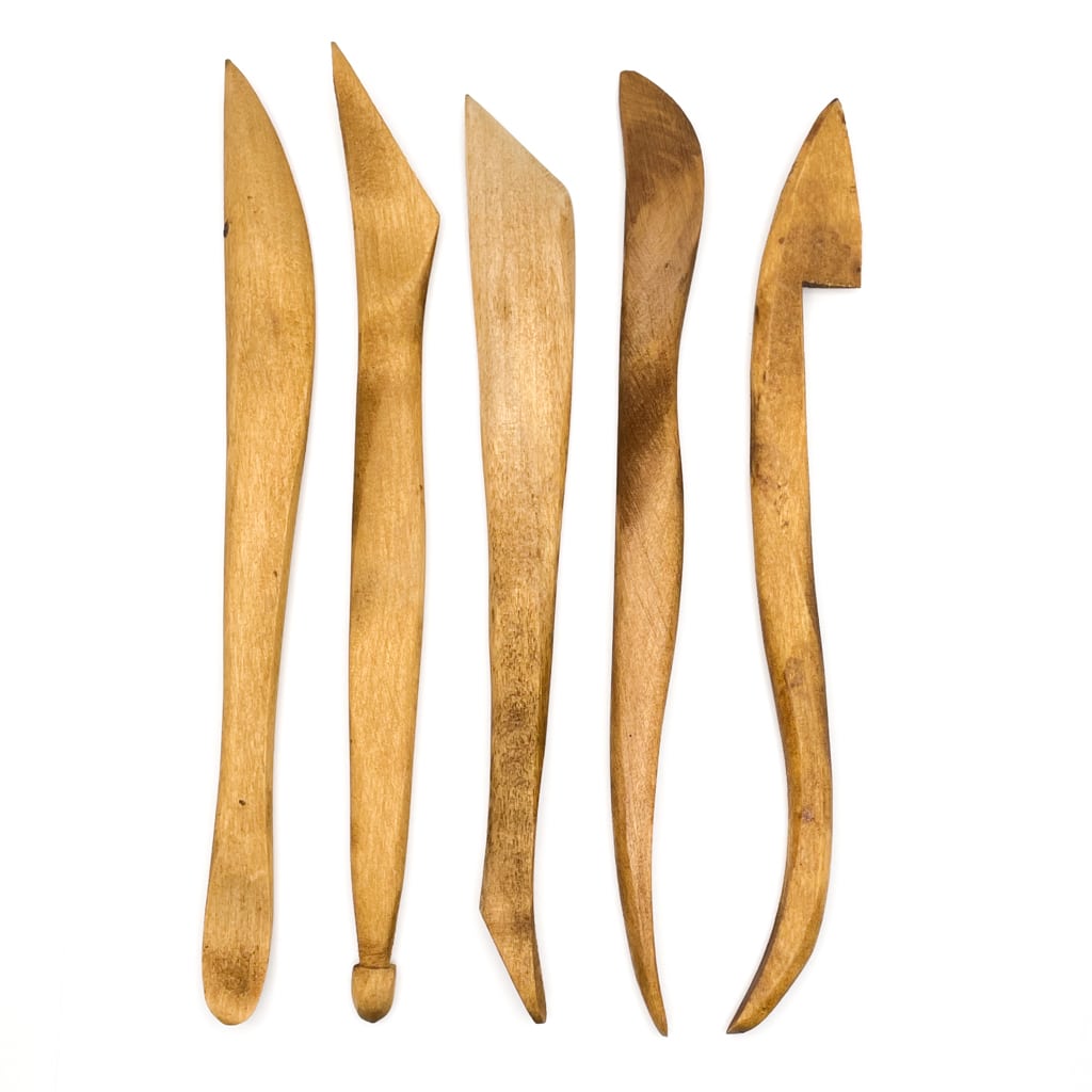 Wholesale STSK05 8" Wooden Modeling Tools Set of 5