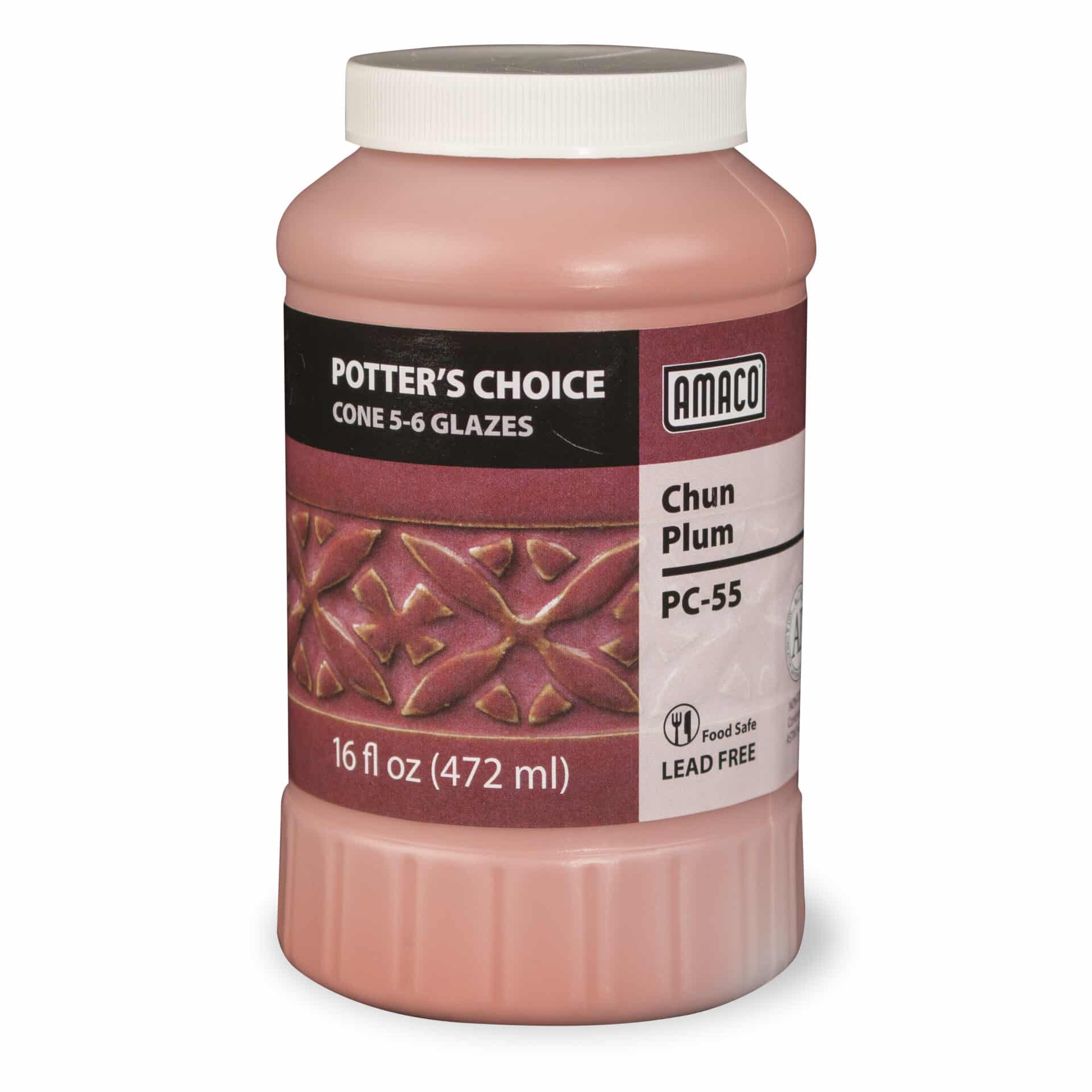 Amaco Potter's Choice - PC-55 Chun Plum - Pint (16 oz.)