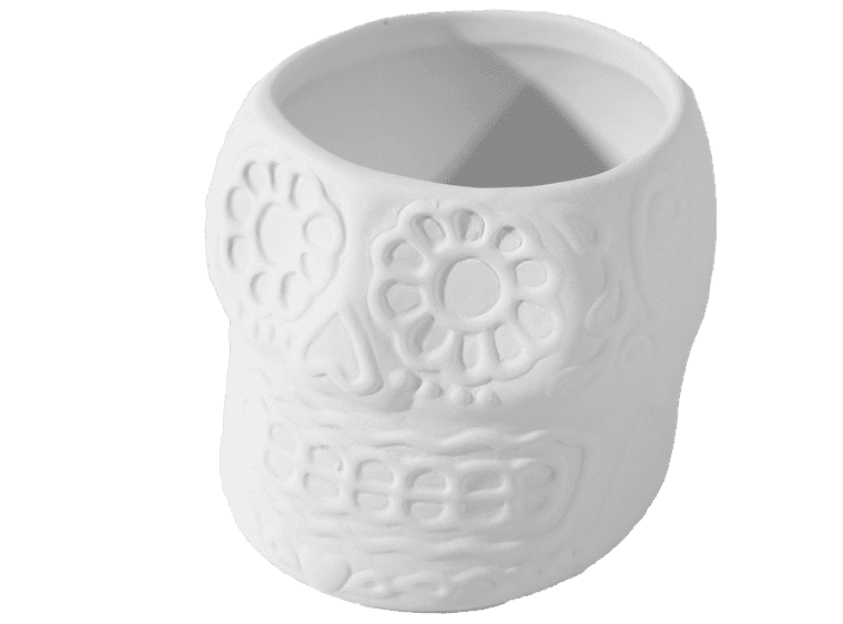 Wholesale Bisqueware - 129 Day of the Dead Planter