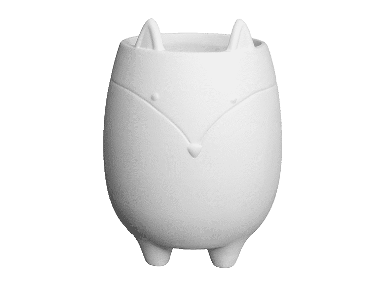 Wholesale Bisqueware - 134 Fox Planter