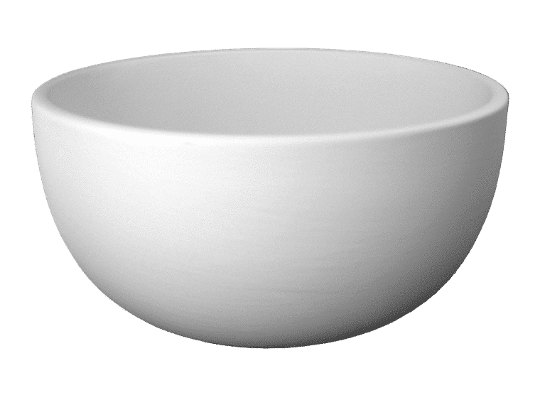 Wholesale Bisqueware - 135 Coupe Cereal Bowl