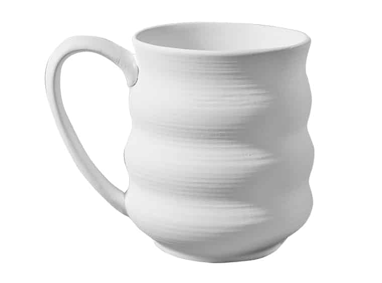 Wholesale Bisqueware - SB103 Wavy Mug